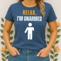 Relax Im Unarmed Funny Hand Amputee Women's T-Shirt thumb 2