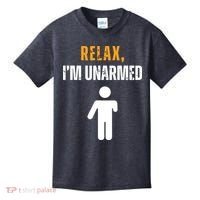 Relax Im Unarmed Funny Hand Amputee Kids T-Shirt thumb 0