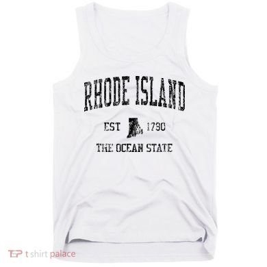 Rhode Island Vintage Sports Ri Design Rhode Islander Tank Top