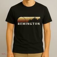 Remington In Vintage Evergreen Sunset Eighties T-Shirt thumb 3