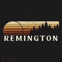Remington In Vintage Evergreen Sunset Eighties T-Shirt thumb 7