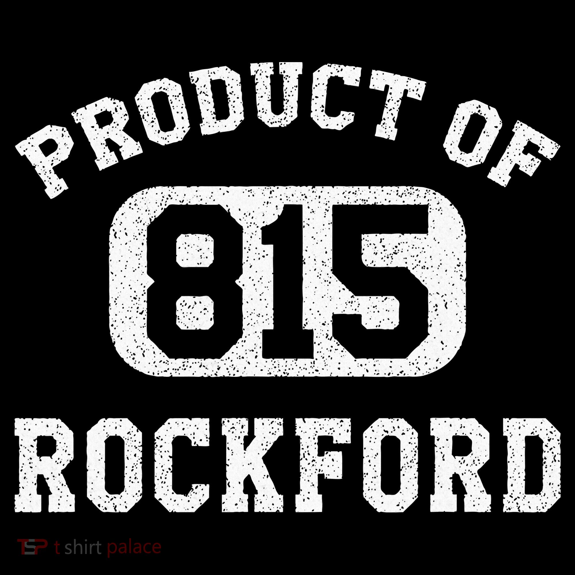 Rockford Illinois Vintage Retro Area Code T-Shirt