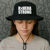Rivera Strong Squamous Cell Carcinoma Awareness Bucket Hat thumb 3