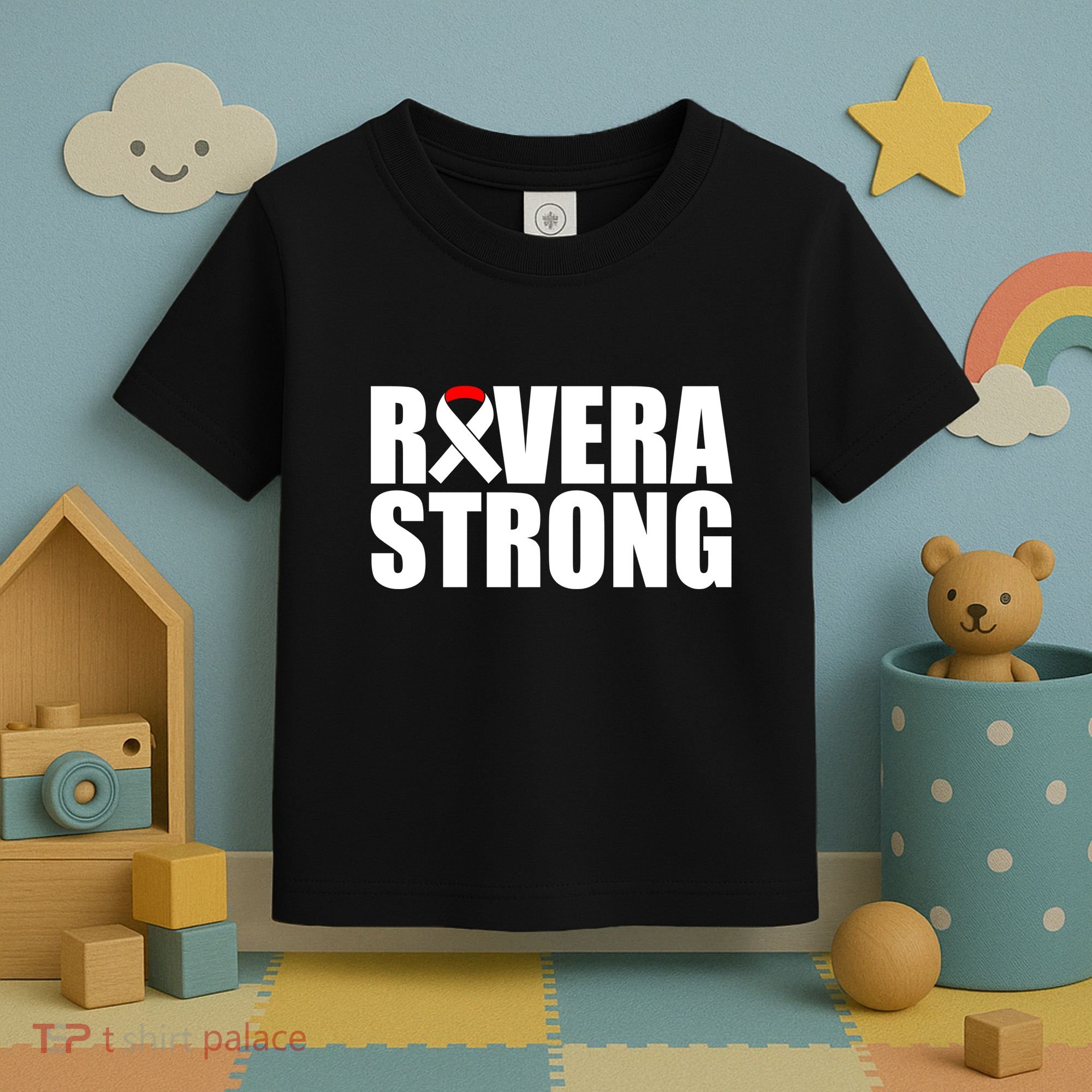 Rivera Strong Squamous Cell Carcinoma Awareness Toddler T-Shirt