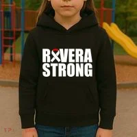 Rivera Strong Squamous Cell Carcinoma Awareness Kids Hoodie thumb 3