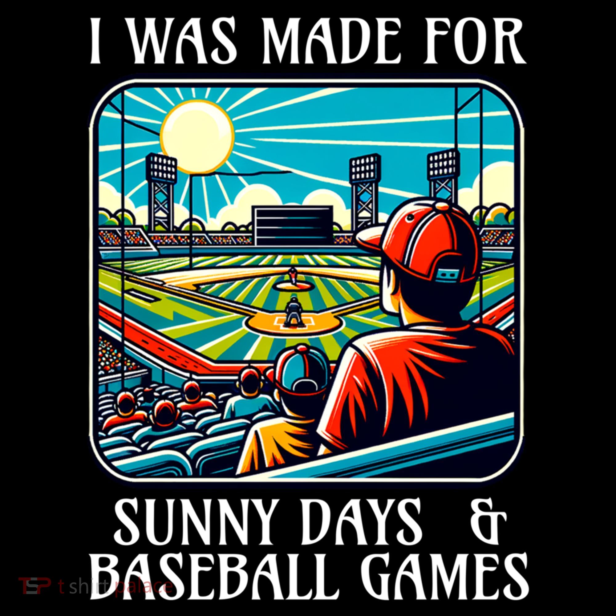 Retro I Was Made Sunny Days And Baseball Games Summer Funny Gift Coffee Mug