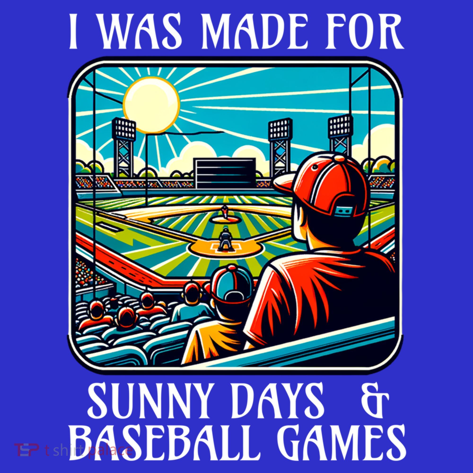 Retro I Was Made Sunny Days And Baseball Games Summer Funny Gift Women's Tank Top
