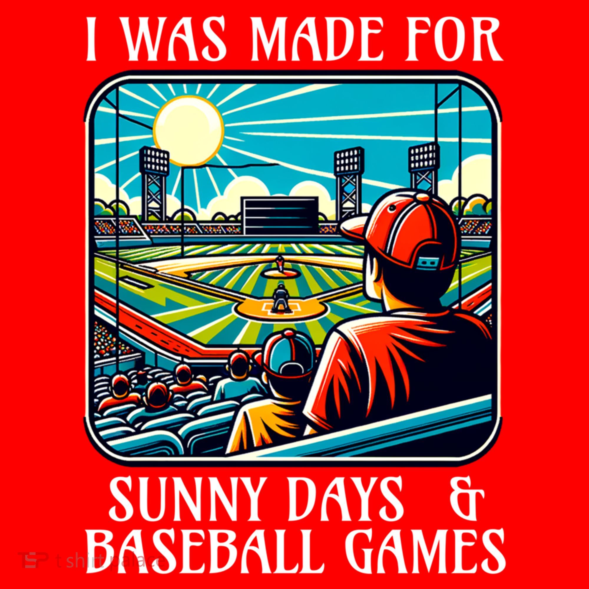 Retro I Was Made Sunny Days And Baseball Games Summer Funny Gift Santa Hat