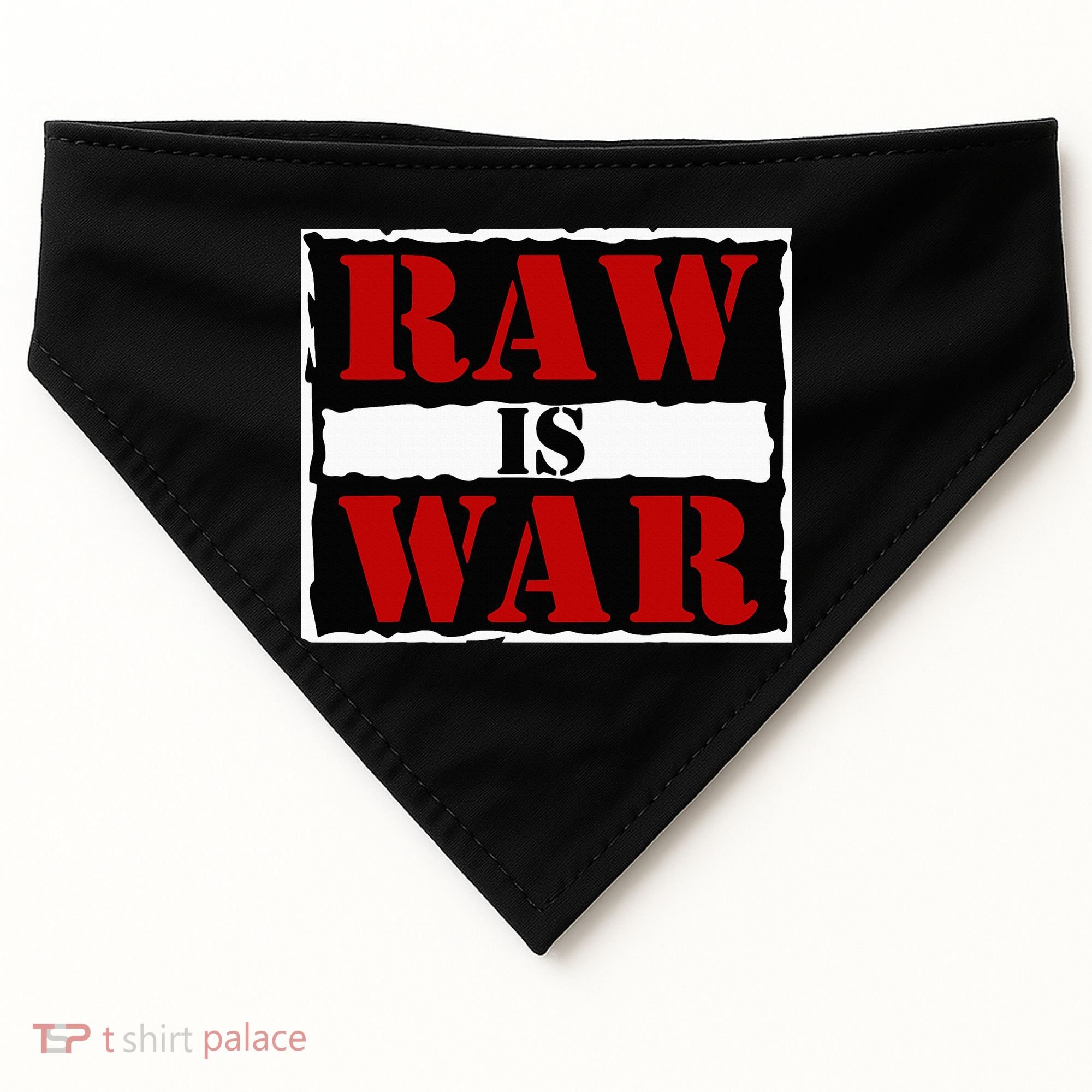 Raw Is War USA-Made Doggie Bandana