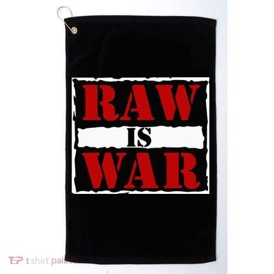 Raw Is War Golf Towel