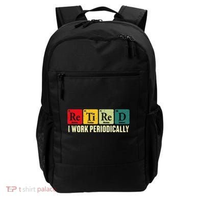 Retired I Work Periodically Science Chemistry Backpack