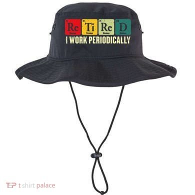 Retired I Work Periodically Science Chemistry Bucket Hat