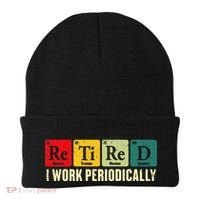 Retired I Work Periodically Science Chemistry Beanie thumb 0