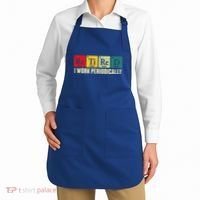 Retired I Work Periodically Science Chemistry Apron thumb 2