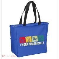 Retired I Work Periodically Science Chemistry Tote Bag thumb 2