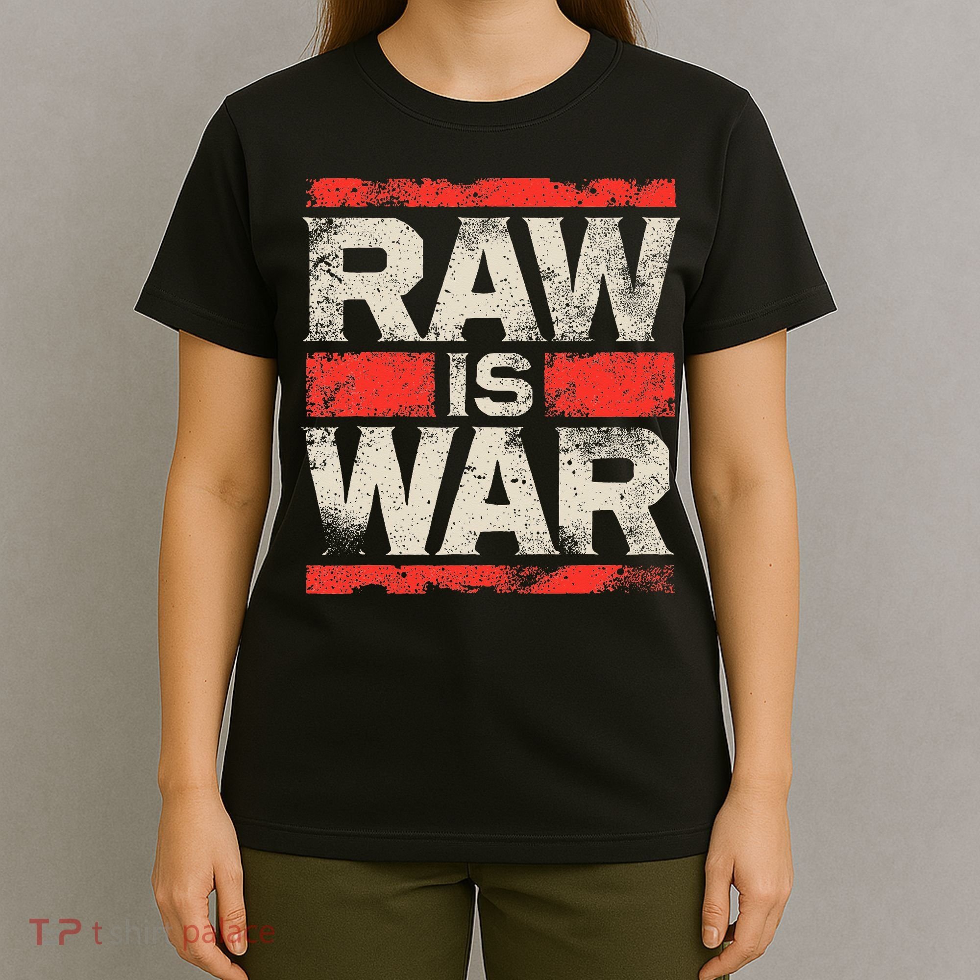Raw Is War Pro Wrestling Famous Vintage 90s Art T-Shirt