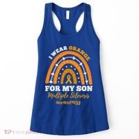 Rainbow I Wear Orange For My Son Multiple Sclerosis Great Gift Women's Tank Top thumb 0