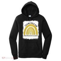 Rainbow I Wear Gold For Rhabdomyosarcoma Awareness Month Meaningful Gift Women's Hoodie thumb 0