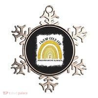 Rainbow I Wear Gold For Rhabdomyosarcoma Awareness Month Meaningful Gift Ornament thumb 0