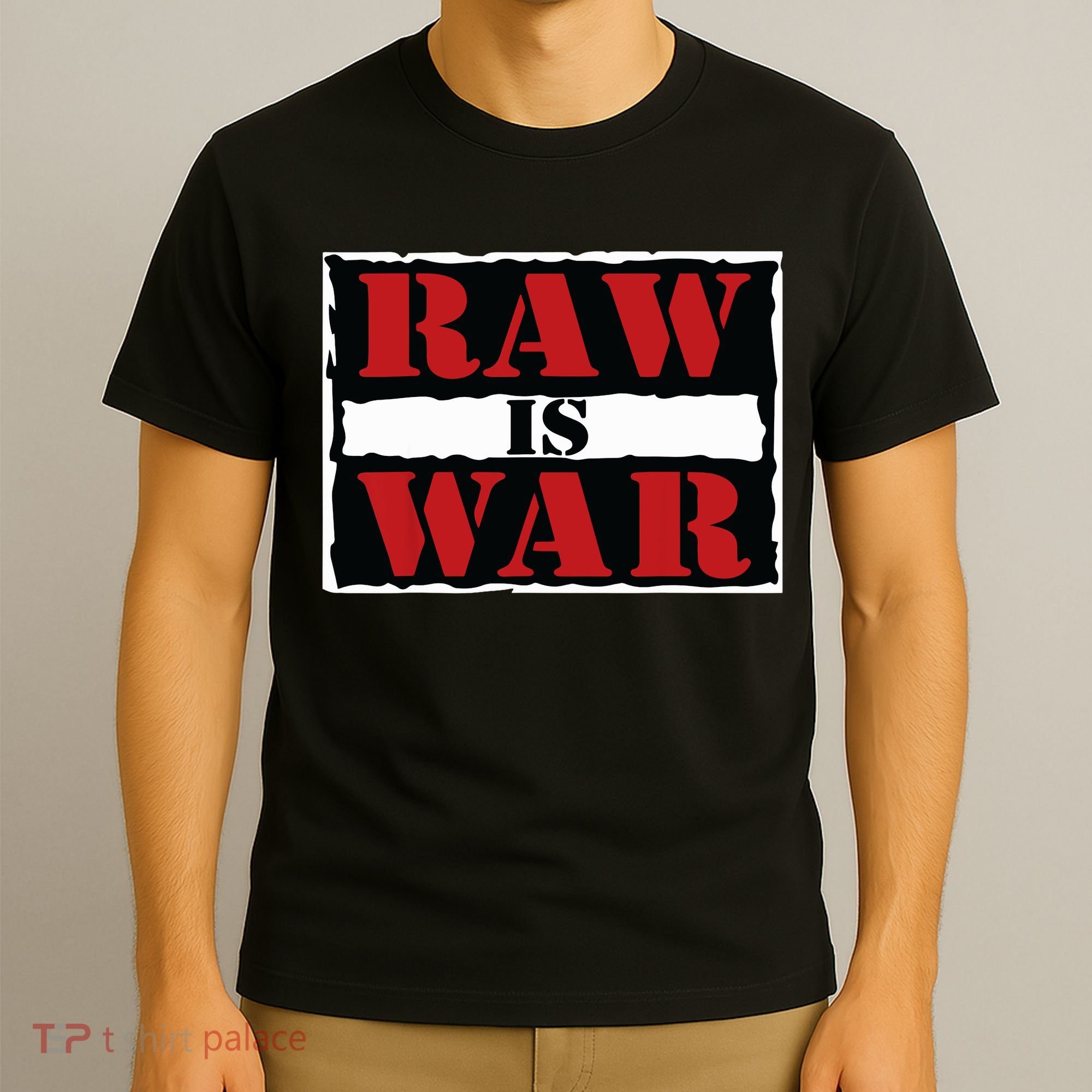 Raw Is War Pro Wrestling Famous Vintage 90s Art T-Shirt