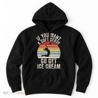 Retro If You Want A Soft Serve Go Get Ice Cream Volleyball Hoodie thumb 0