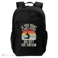 Retro If You Want A Soft Serve Go Get Ice Cream Volleyball Backpack thumb 0