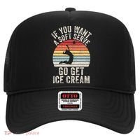 Retro If You Want A Soft Serve Go Get Ice Cream Volleyball Hat thumb 0