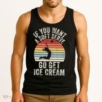 Retro If You Want A Soft Serve Go Get Ice Cream Volleyball Tank Top thumb 3