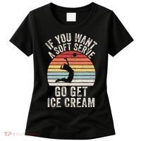 Retro If You Want A Soft Serve Go Get Ice Cream Volleyball Women's T-Shirt thumb 0