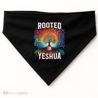 Rooted In Yeshua Meaningful Gift USA-Made Doggie Bandana thumb 0