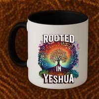 Rooted In Yeshua Meaningful Gift Coffee Mug thumb 2