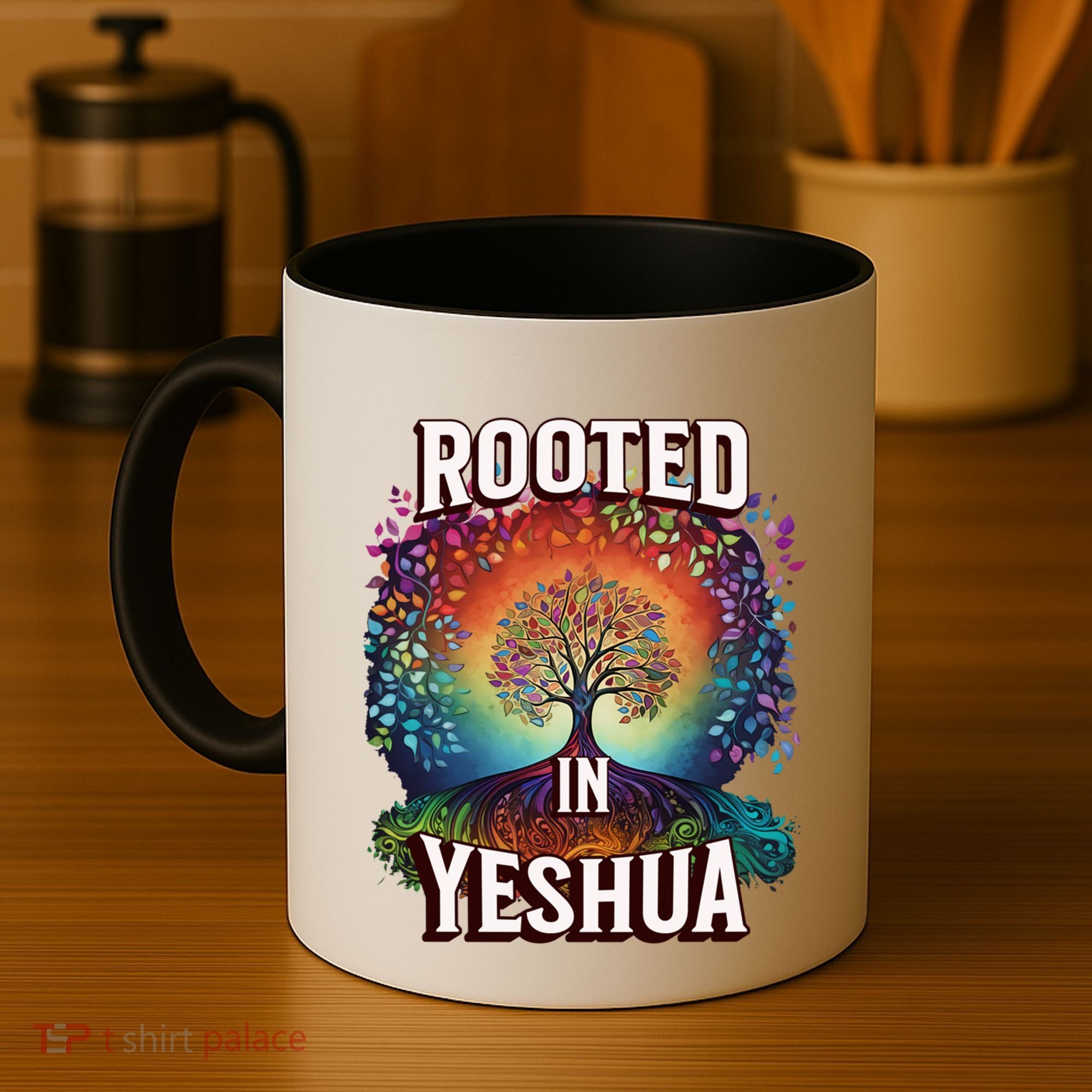 Rooted In Yeshua Meaningful Gift Coffee Mug