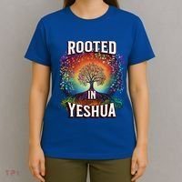 Rooted In Yeshua Meaningful Gift T-Shirt thumb 4