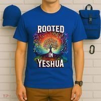 Rooted In Yeshua Meaningful Gift T-Shirt thumb 6