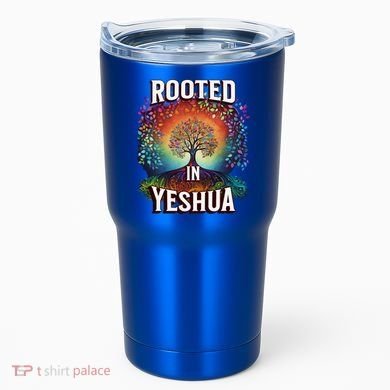 Rooted In Yeshua Meaningful Gift Tumbler