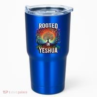 Rooted In Yeshua Meaningful Gift Tumbler thumb 0