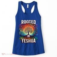 Rooted In Yeshua Meaningful Gift Women's Tank Top thumb 0