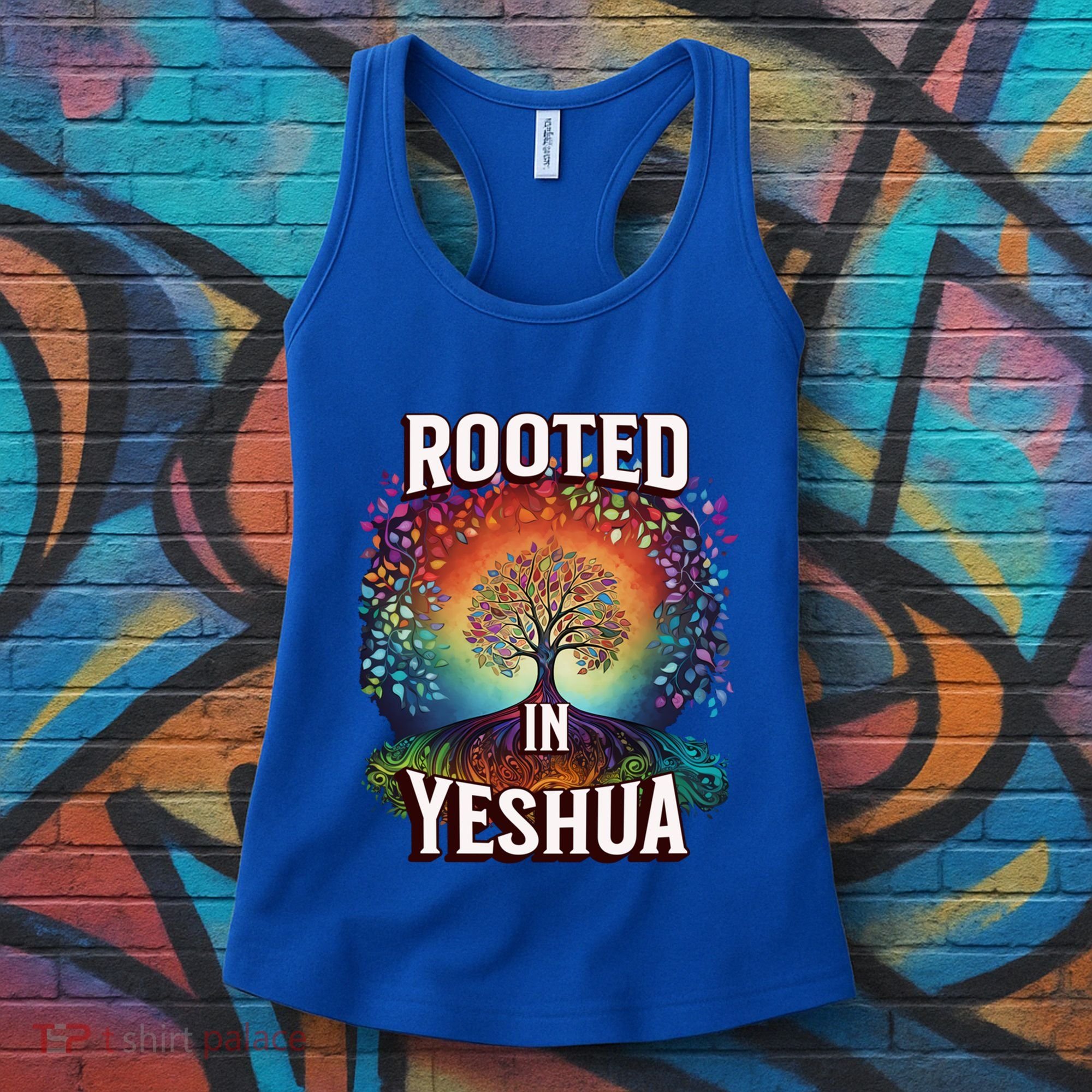 Rooted In Yeshua Meaningful Gift Women's Tank Top