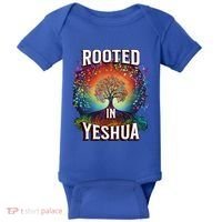 Rooted In Yeshua Meaningful Gift Baby Bodysuit thumb 0