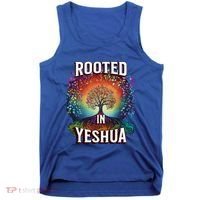 Rooted In Yeshua Meaningful Gift Tank Top thumb 0