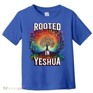 Rooted In Yeshua Meaningful Gift Toddler T-Shirt
