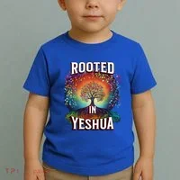Rooted In Yeshua Meaningful Gift Toddler T-Shirt thumb 2