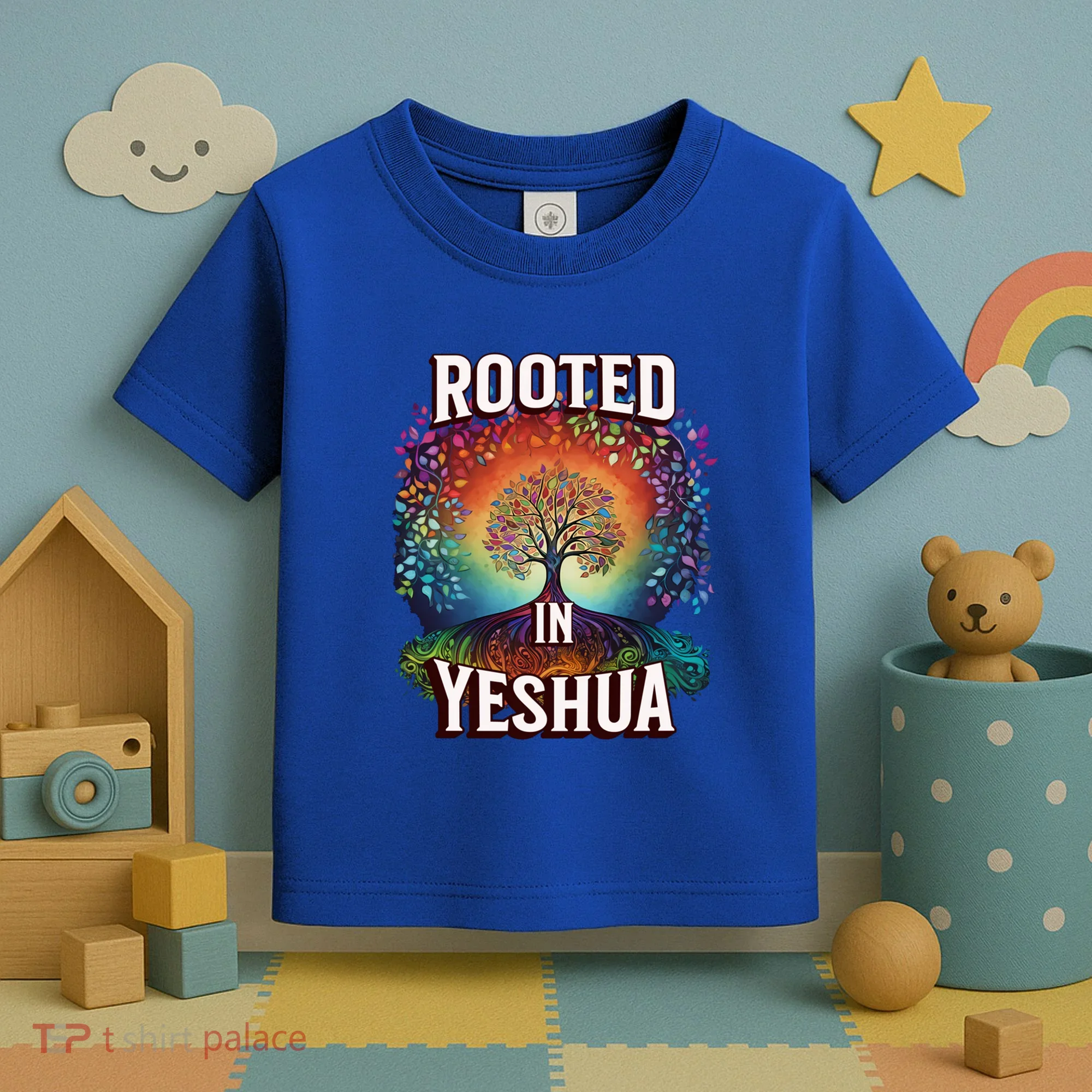 Rooted In Yeshua Meaningful Gift Toddler T-Shirt
