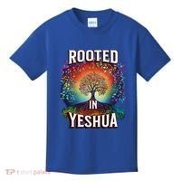 Rooted In Yeshua Meaningful Gift Kids T-Shirt thumb 0