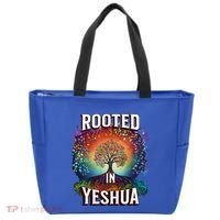Rooted In Yeshua Meaningful Gift Tote Bag thumb 0