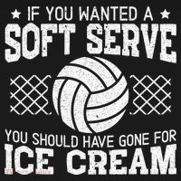 Retro If You Want A Soft Serve Go Get Ice Cream Volleyball Ornament thumb 1