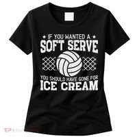 Retro If You Want A Soft Serve Go Get Ice Cream Volleyball Women's T-Shirt thumb 0