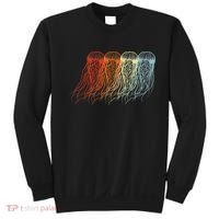 Retro Jellyfish 70s Ocean Sea Beach Animals Jelly Sweatshirt thumb 0