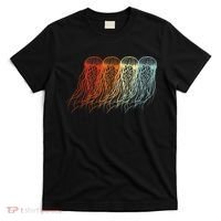 Retro Jellyfish 70s Ocean Sea Beach Animals Jelly T-Shirt thumb 0