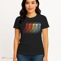 Retro Jellyfish 70s Ocean Sea Beach Animals Jelly Women's T-Shirt thumb 4
